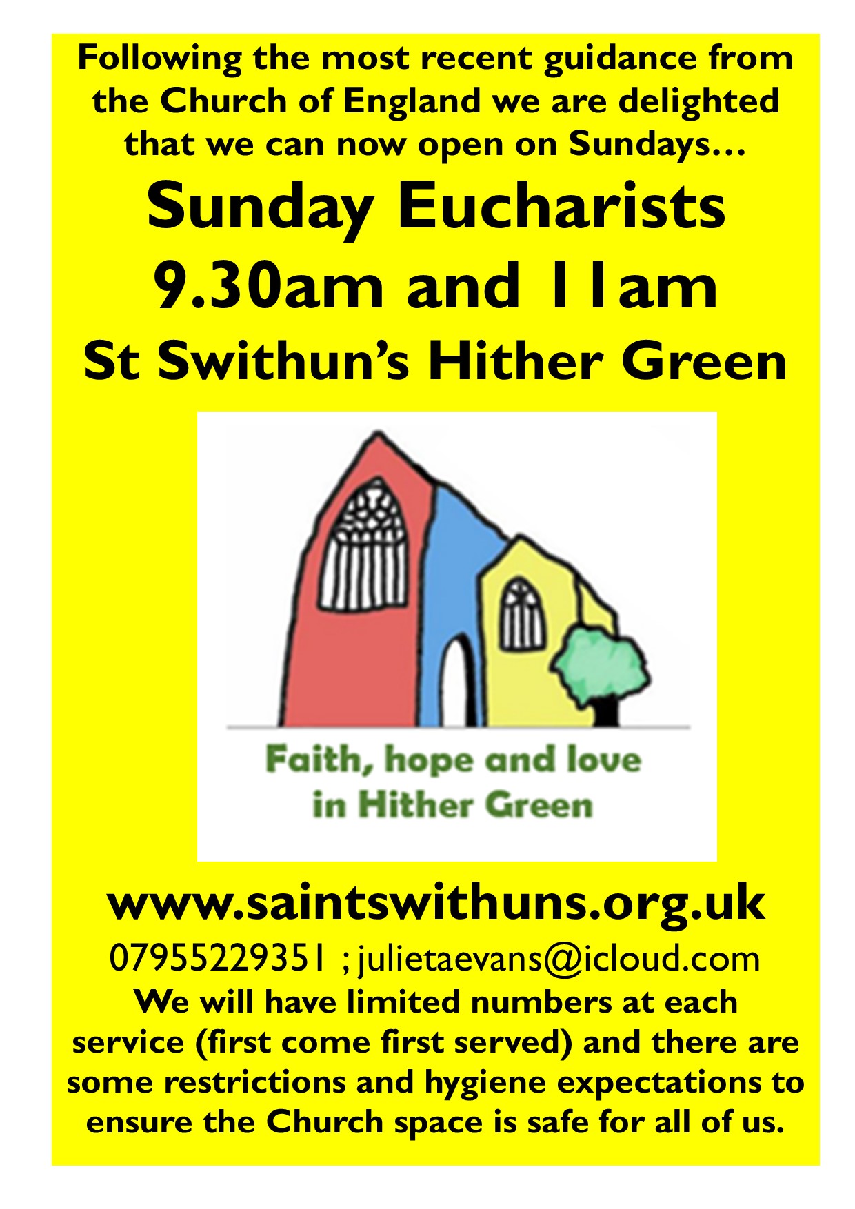 church open on Sundays July 20
